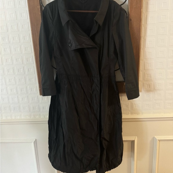 Prada spring nylon coat size 42 black - Picture 2 of 2